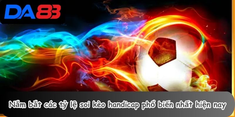 Nắm bắt các tỷ lệ soi kèo handicap phổ biến nhất hiện nay